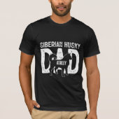 Siberian husky Dog Dad Puppy Dad T-shirt (Voorkant)