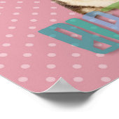 Siberian Husky Dog Happy Birthday Poster (Hoek)