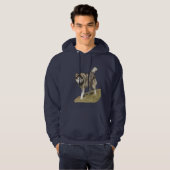Siberian Husky Dog Hoodie (Voorkant volledig)