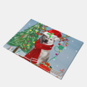 Siberian Husky Dog in sneeuwkerst Deurmat (Schuin)