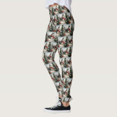 Siberian Husky Dog in sneeuwkerst Leggings (Links)
