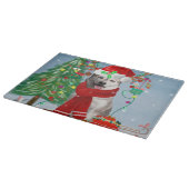 Siberian Husky Dog in sneeuwkerst Snijplank (Hoek)