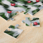 Siberian Husky Dog Kerstmis Legpuzzel (Zijkant)