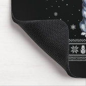 Siberian Husky Dog Lovers Men Women Santa Ugly Xma Muismat (Hoek)