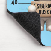 Siberian Husky Dog Muismat (Hoek)