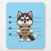 Siberian Husky Dog Muismat (Voorkant)