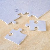 Siberian Husky Dog op sneeuw tijdens de kerstmis Legpuzzel (Zijkant)