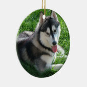 Siberian Husky Dog Ornament (Rechts)