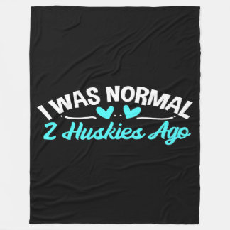 Siberian Husky Dog Owner Normal Husky Dog Fleece Deken