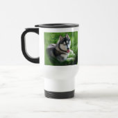 Siberian Husky Dog Plastic Travel Mug Reisbeker (Links)