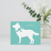 Siberian Husky Dog Puppy Malamut Bedankkaart (Staand voorkant)