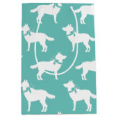 Siberian Husky Dog Puppy Malamut Medium Cadeauzakje (Voorkant)