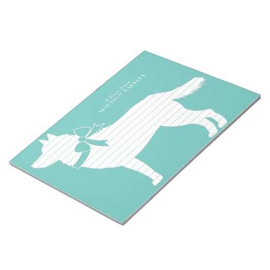 Siberian Husky Dog Puppy Malamut Notitieblok (Schuin)