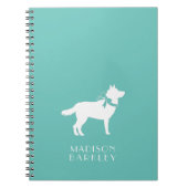 Siberian Husky Dog Puppy Malamut Notitieboek (Voorkant)