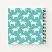 Siberian Husky Dog Puppy Malamut Notitieboek (Achterkant)