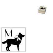 Siberian Husky Dog Puppy Malamut Rubberstempel (Gestempeld)