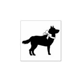 Siberian Husky Dog Puppy Malamut Rubberstempel (Afrduk)