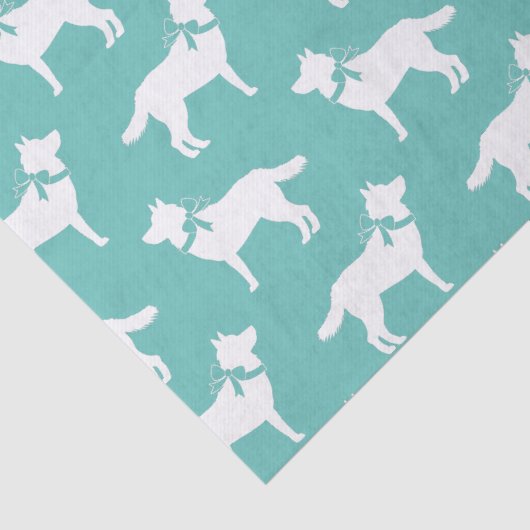 Siberian Husky Dog Puppy Malamut Tissuepapier (Detail)