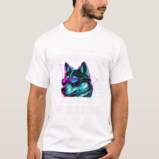 Siberian Husky Dog Siberian T-shirt (Voorkant)
