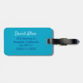 SIBERIAN HUSKY DOG - SKYDIVING DOG. HOUD UW COOL BAGAGELABEL (Achterkant horizontaal)