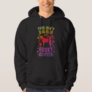 Siberian Husky Dog Wolf Funny huskies Dog Hair Hoodie