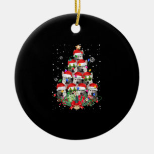 Siberian Husky Dogs Tree kerstpajama - Dog Keramisch Ornament