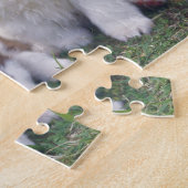 Siberian Husky; een werkend hondenras dat Legpuzzel (Zijkant)