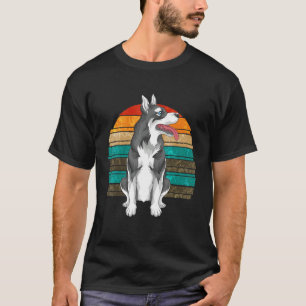 Siberian Husky Eigenaar Pet Animal Dog Retro Husky T-shirt