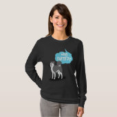 Siberian Husky Farting Dog Who Farted T-shirt (Voorkant volledig)