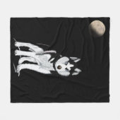 Siberian Husky Fleece Deken (Voorkant (Horizontaal))
