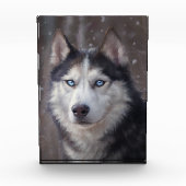 Siberian Husky Fotoblokken (Voorkant)