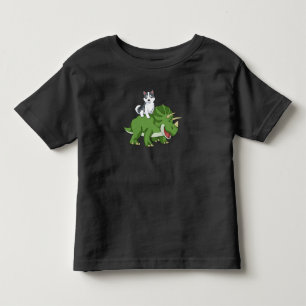 Siberian Husky Gifts Kinder Triceratops Dinosaur Shirts