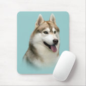 Siberian Husky Gorgood Mousepad Muismat (Met muis)