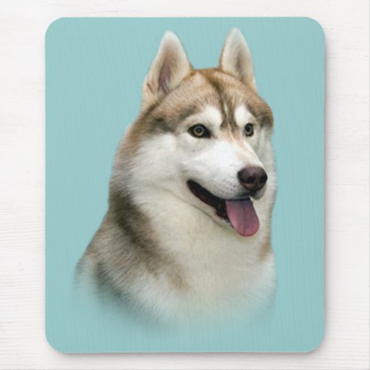 Siberian Husky Gorgood Mousepad Muismat (Voorkant)
