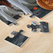 Siberian Husky Halloween Spel Halloween Legpuzzel (Zijkant)