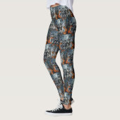 Siberian Husky Halloween Spoken  Leggings (Links)