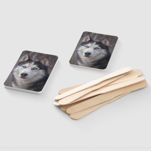 Siberian Husky Handwaaier (Niet-gemonteerd)