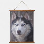 Siberian Husky Hangend Wandkleed (Voorkant)