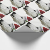 Siberian Husky Holiday Gift Wrap Cadeaupapier (Hoek)
