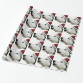 Siberian Husky Holiday Gift Wrap Cadeaupapier (Uitgerold)