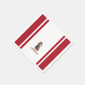 Siberian Husky Holiday Servet (Hoek)