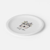 Siberian Husky Hondenliefhebber Papieren Bordje (Gekanteld)