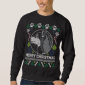 Siberian Husky Hondenras Ugly kerst Sweater (Voorkant)