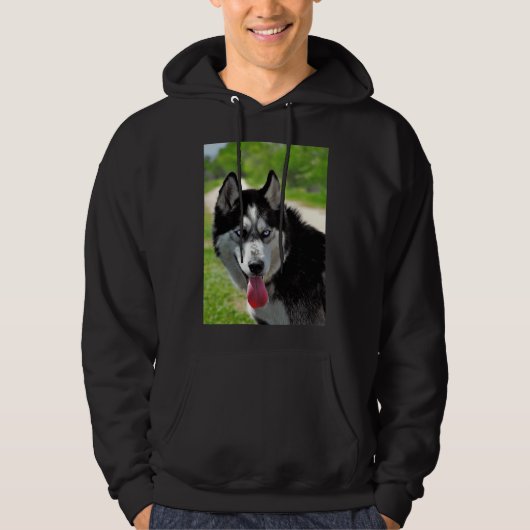 Siberian Husky Hoodie (Voorkant)