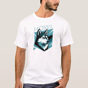 Siberian Husky HUILT – Arctische Wolfshond T-shirt