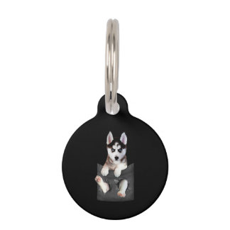 Siberian Husky in Pocket Puppy Huisdierpenning