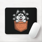 Siberian Husky In Your Front Cket Muismat (Met muis)