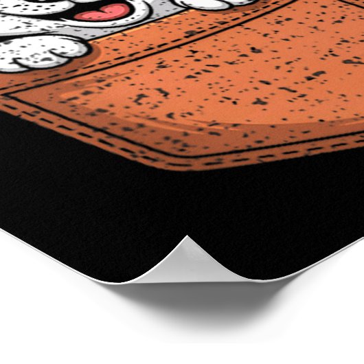 Siberian Husky In Your Front Cket Poster (Hoek)