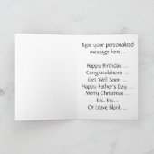 Siberian Husky Kaart/Alaskan Malamute Kaart Blank (Binnen)