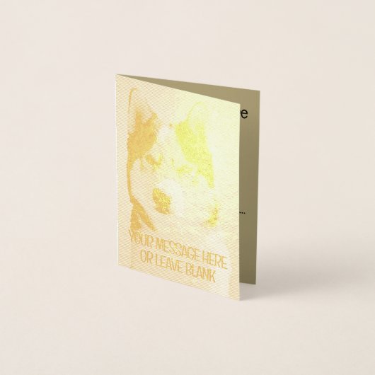 Siberian Husky Kaart/Alaskan Malamute Kaart Blank (Voorkant)